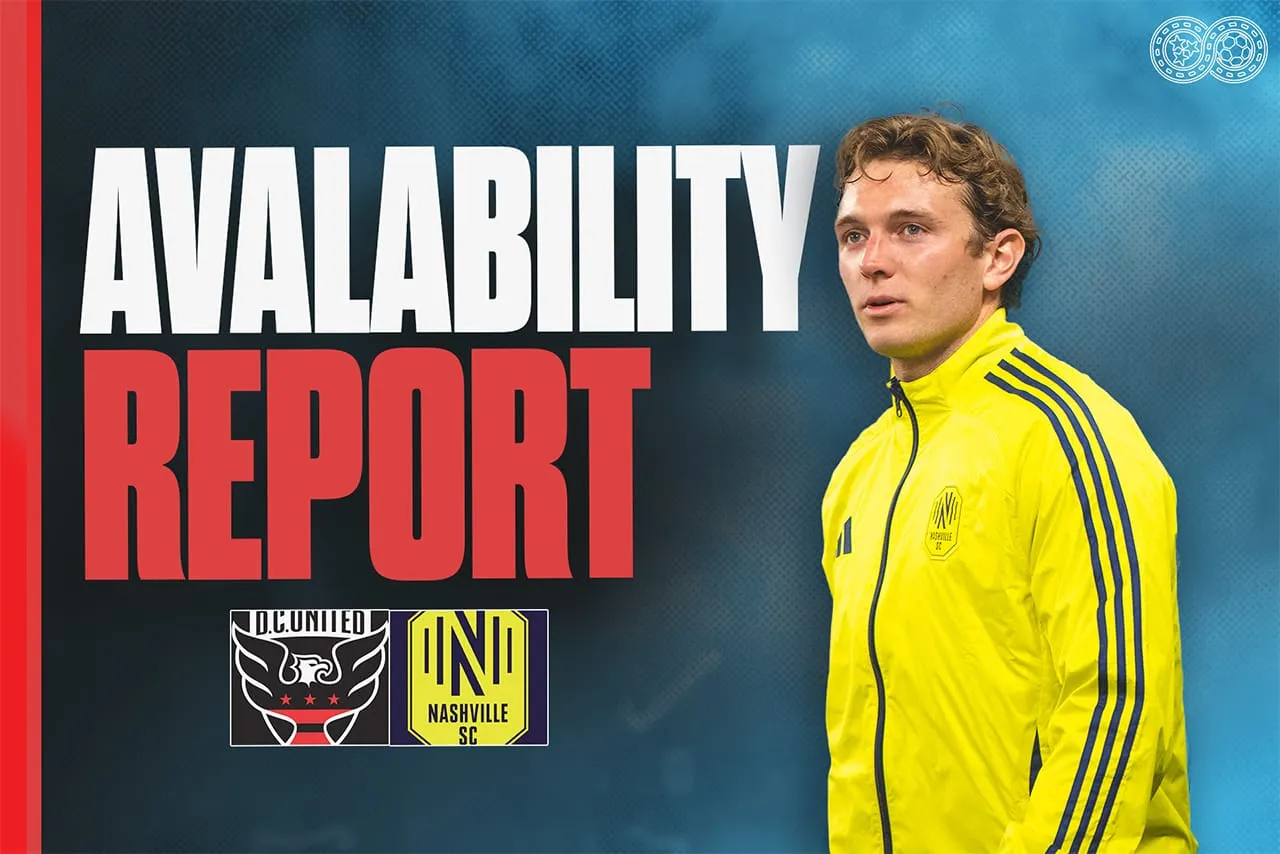 Availability Report: DC United vs Nashville SC