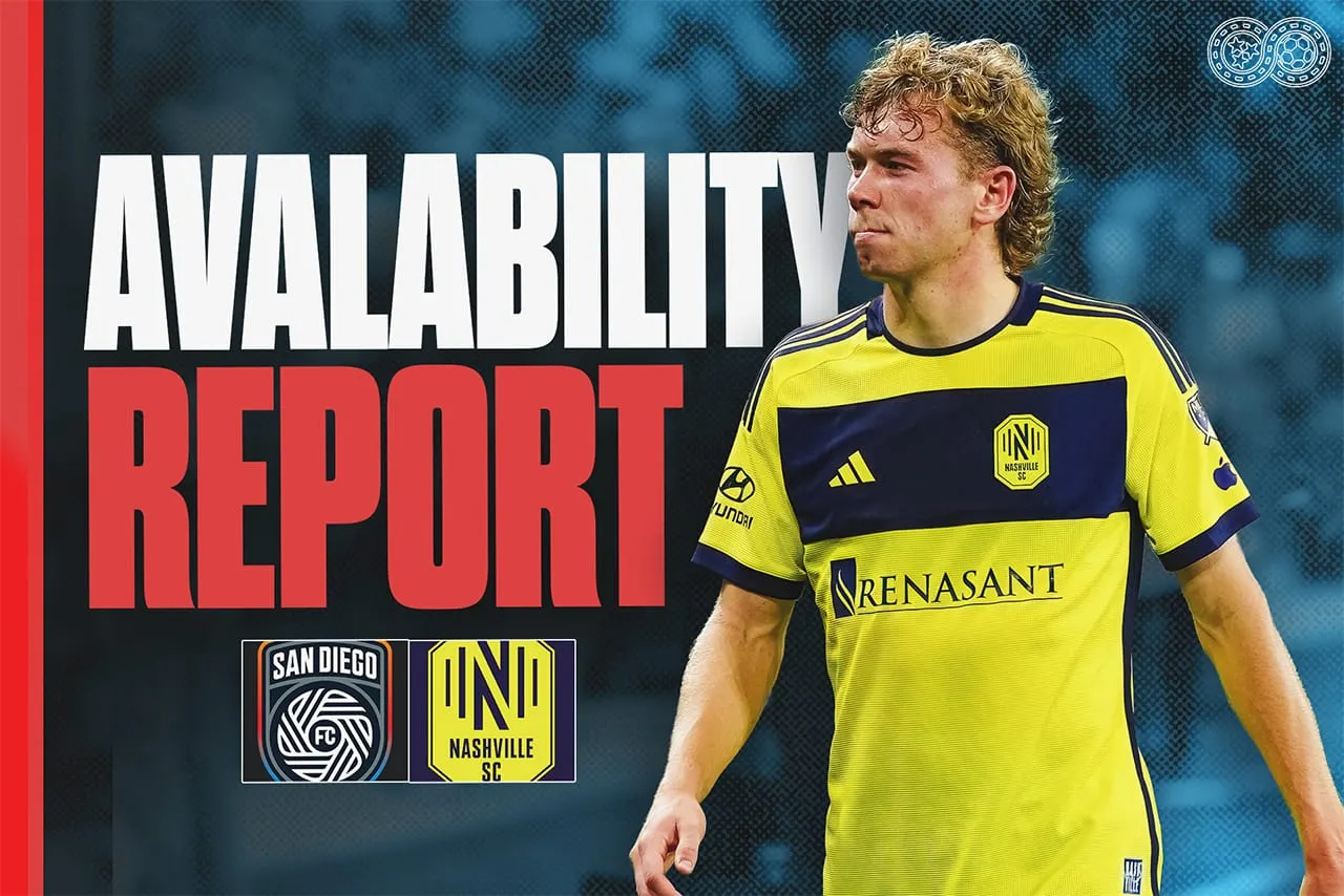 Availability Report: San Diego FC vs Nashville SC