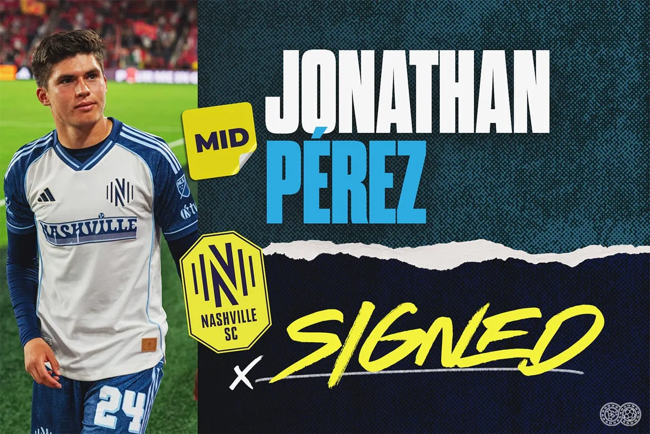 Nashville SC acquire Jonathan Pérez permanently for up to $1.8 million, sign to U22 deal