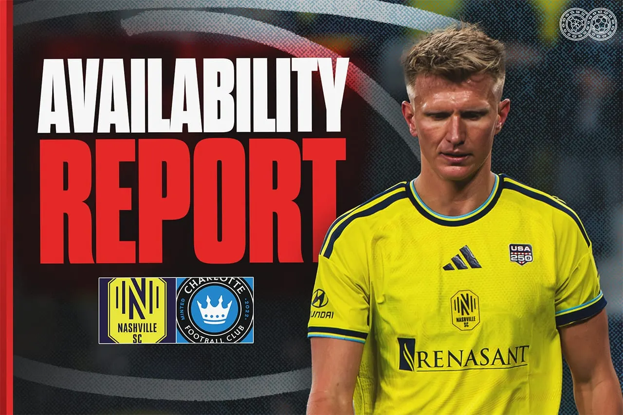 Availability Report: Nashville SC vs Charlotte FC