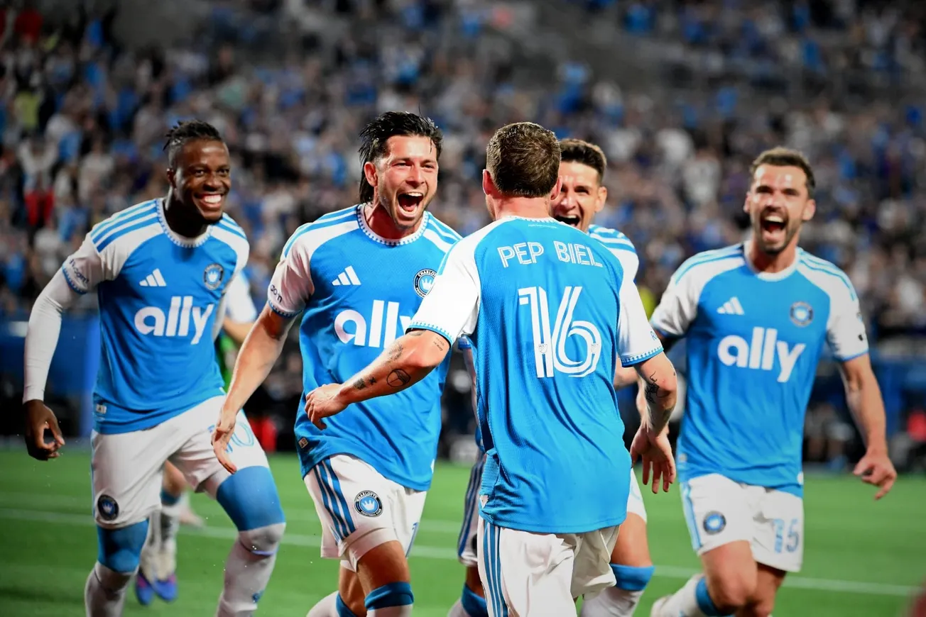 Zoomed N: Charlotte FC with Soccer Sheet