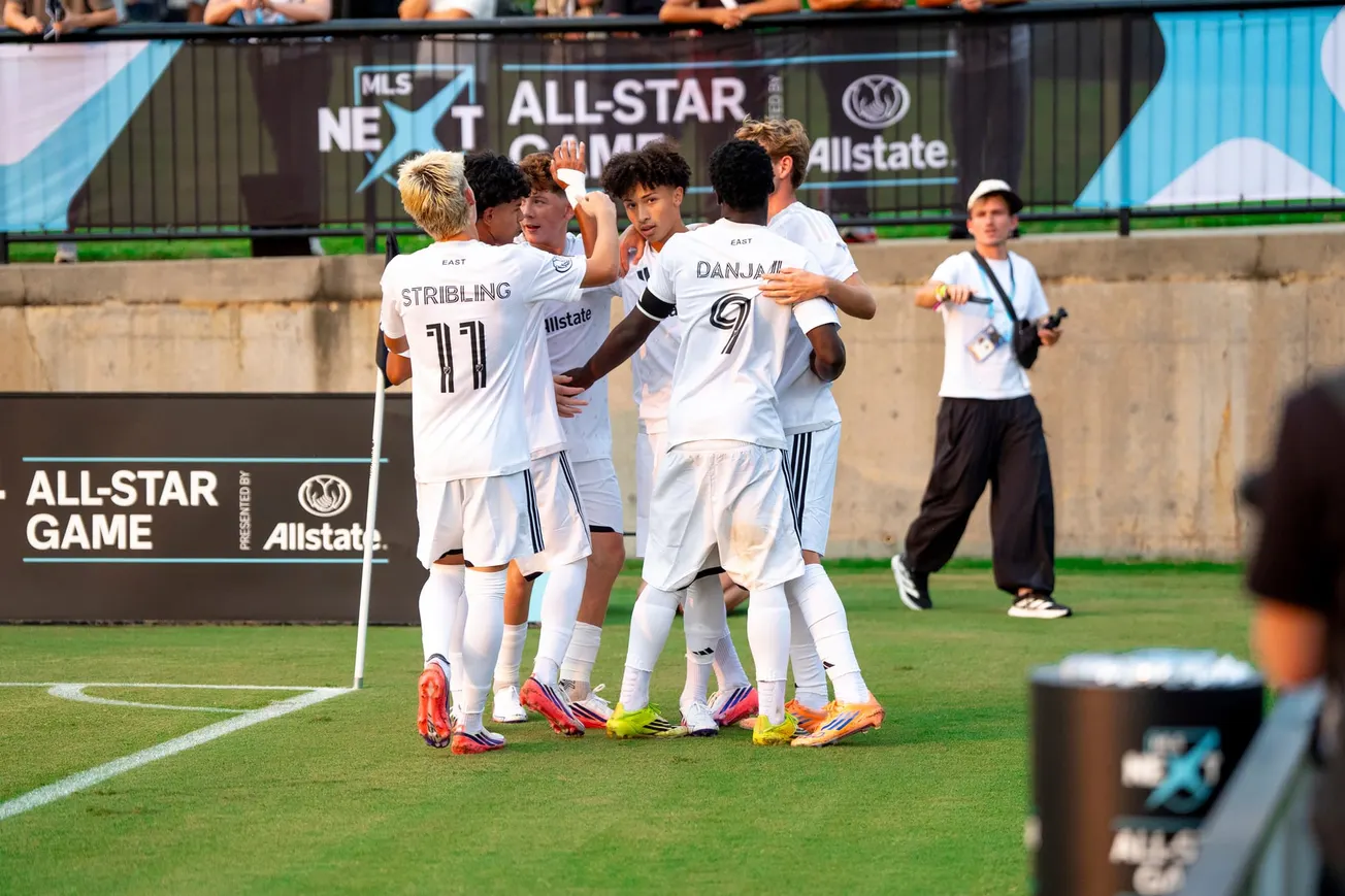 Liam Stribling scores in MLS NEXT All-Star game
