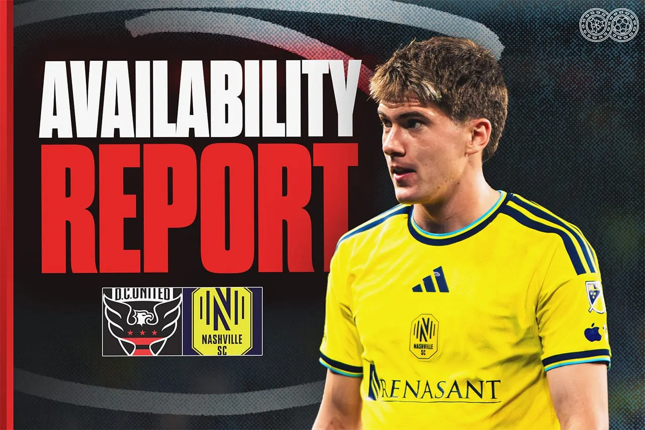 Availability Report: DC United vs Nashville SC