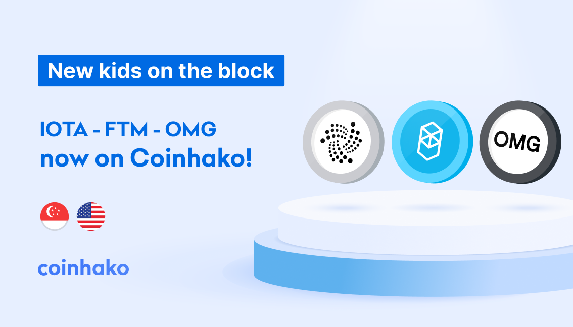 New Kids on the Block: IOTA, FTM, OMG trading now live on Coinhako!