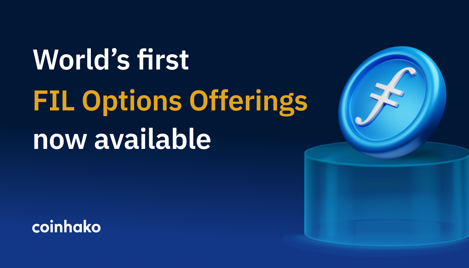 Coinhako Partners with BIT Exchange as market maker for World’s First Filecoin (FIL) Options Offering