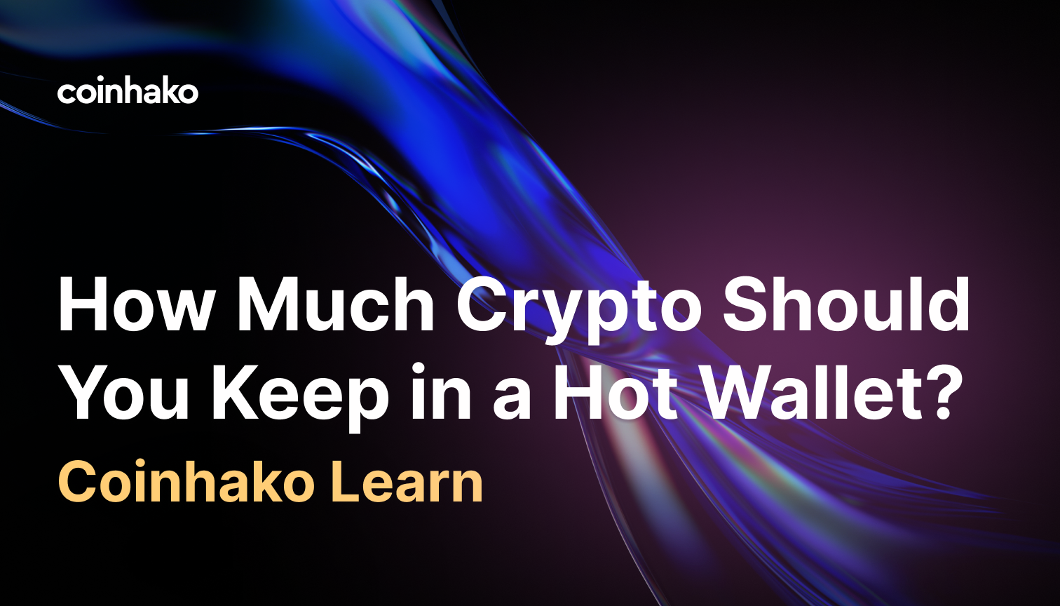 How Much Crypto Should You Keep in a Hot Wallet?