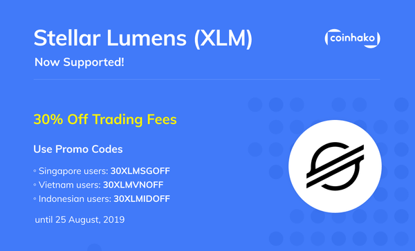 Introducing Stellar Lumens (XLM) on Coinhako!