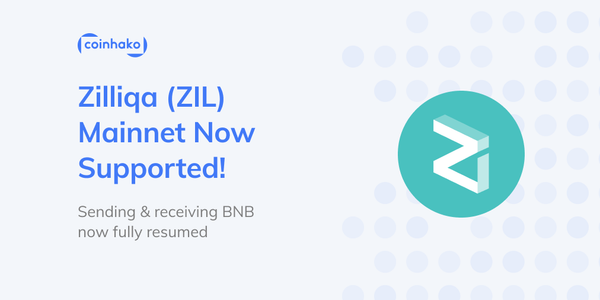 Available Now: Zilliqa Mainnet Support!