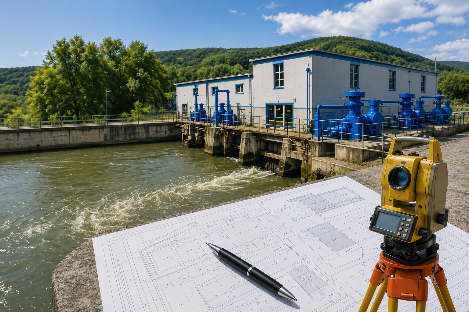 Hidroelectrica lansează o nouă achiziție pentru servicii de cadastru dedicate stațiilor de pompe