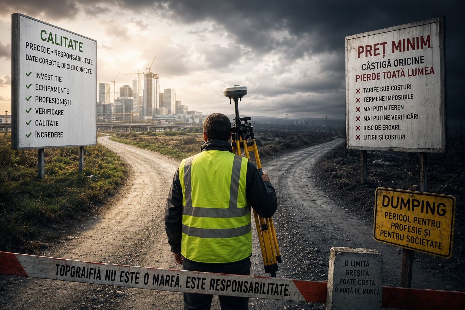 Topografie la kilogram. Cum a ajuns piața cadastrului într-o cursă a dumpingului