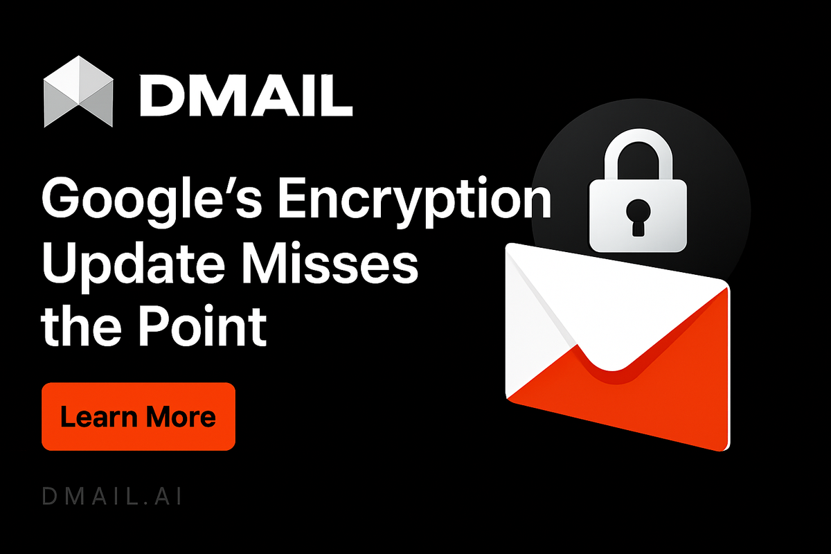 Google’s Encryption Update Misses the Point