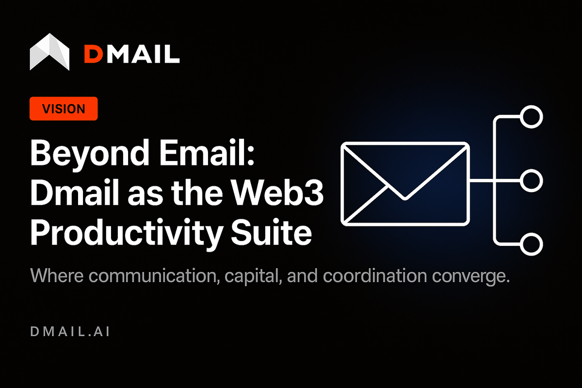 Beyond Email: Dmail as the Operating System for Web3 Productivity