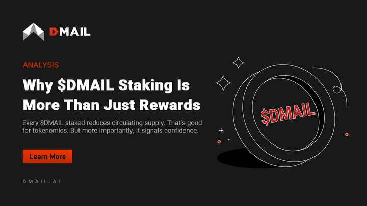 Stake to Build the Future: Why $DMAIL Staking Is More Than Just Rewards