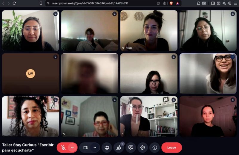 Escribir para escucharnos y apapacharnos