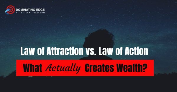 Law of Attraction vs. Law of Action: What Actually Creates Wealth?