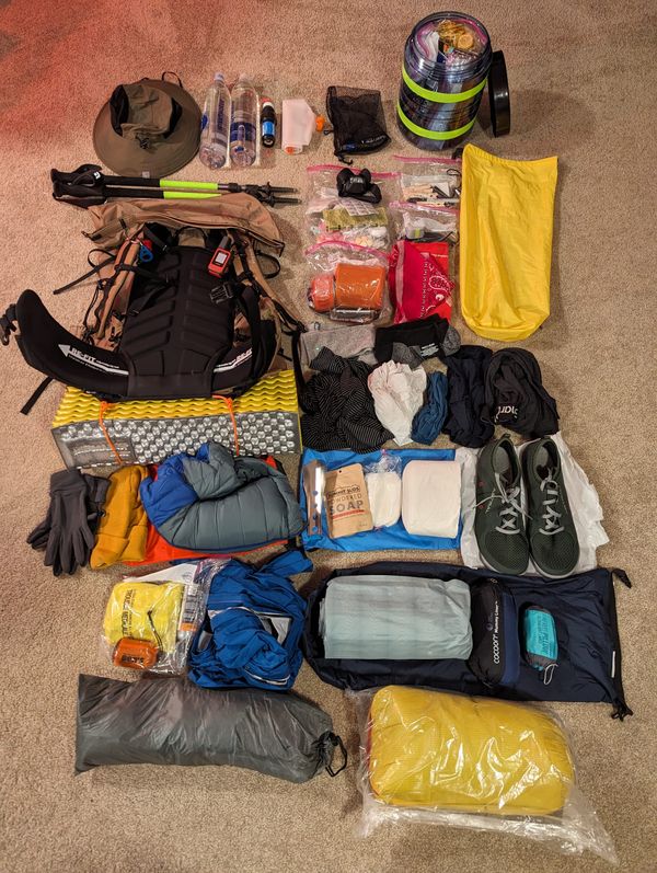 Hiking and camping equipment