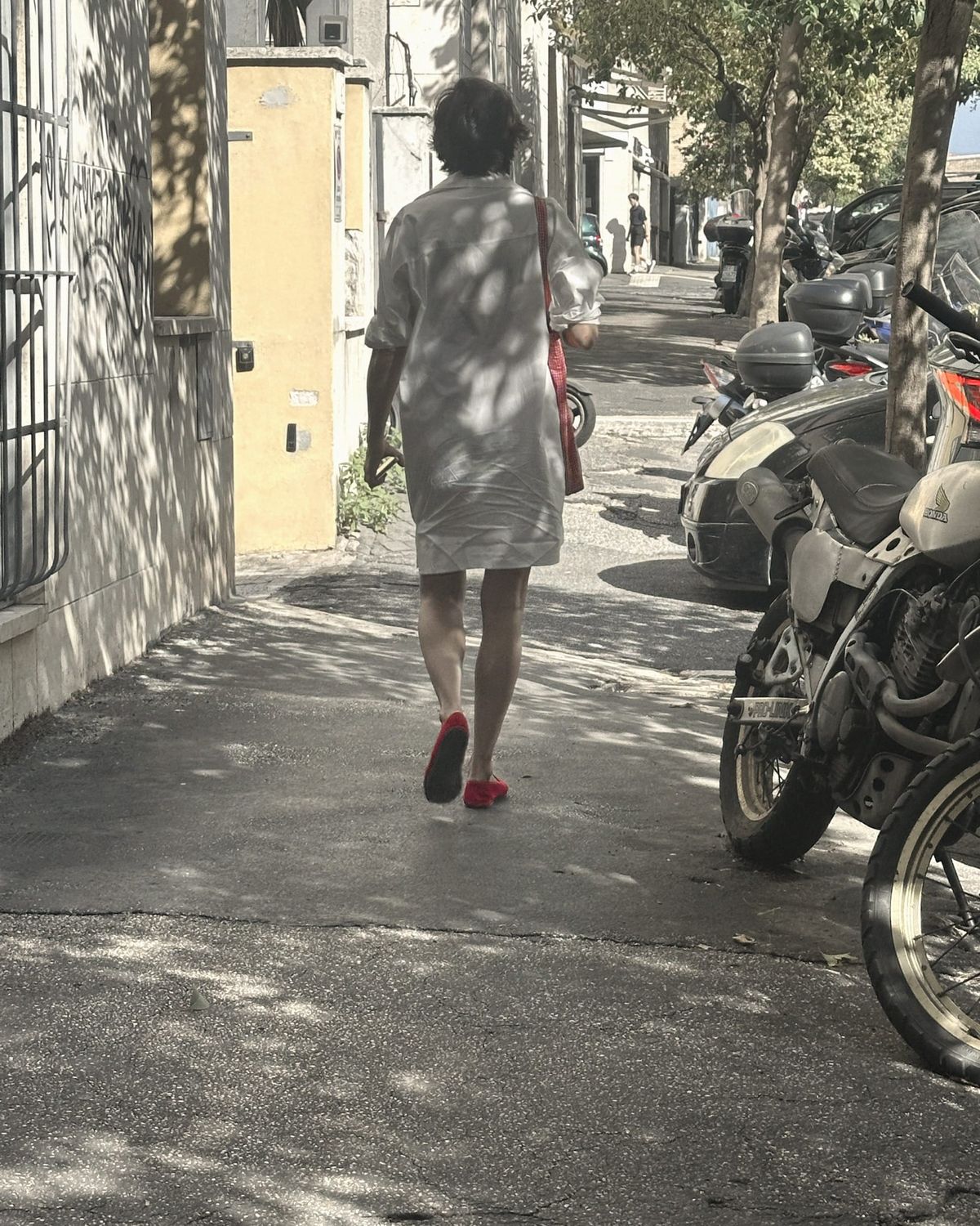 Nobody dresses down for the errand