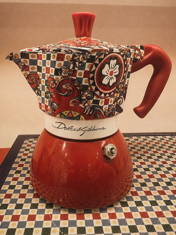 The moka pot gets a couture edition