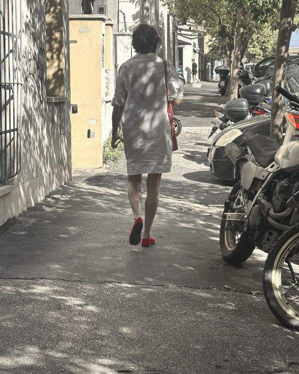Nobody dresses down for the errand