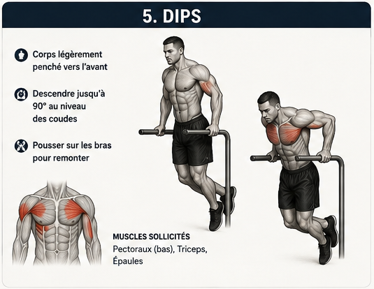 Dips musculation
