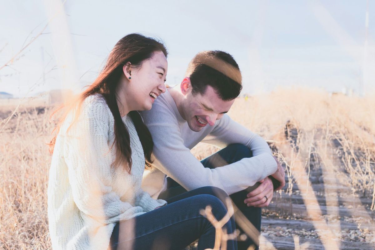 couple rire