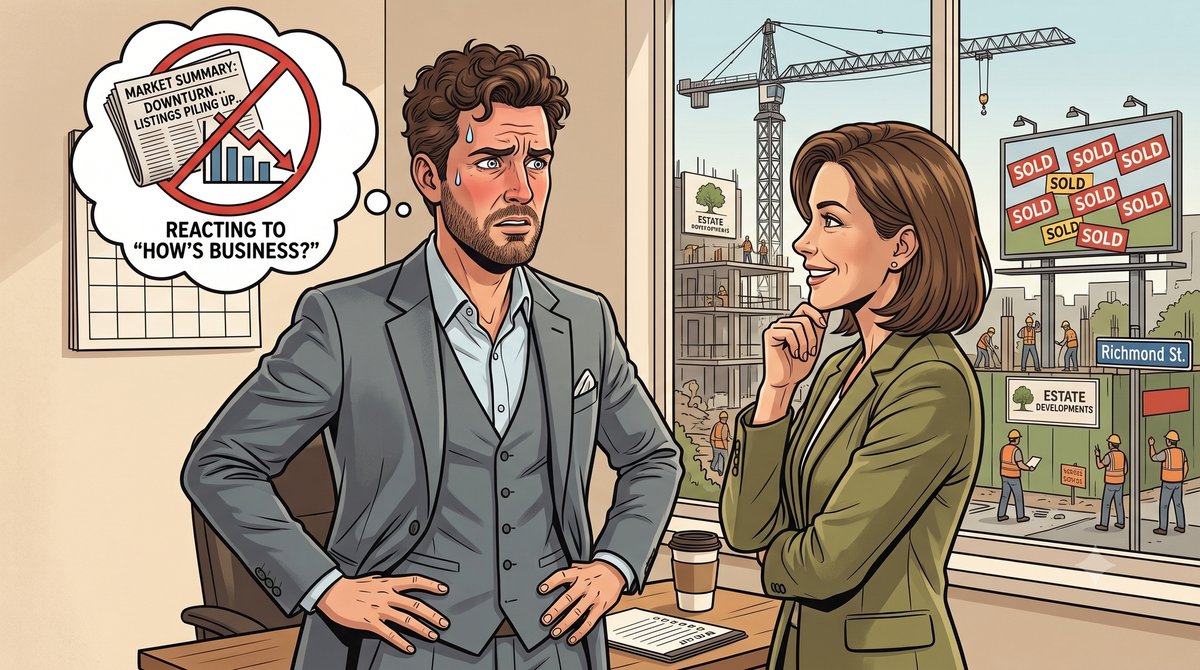 Reacting to How's Business should not scare you or hesitate, you control the business you do