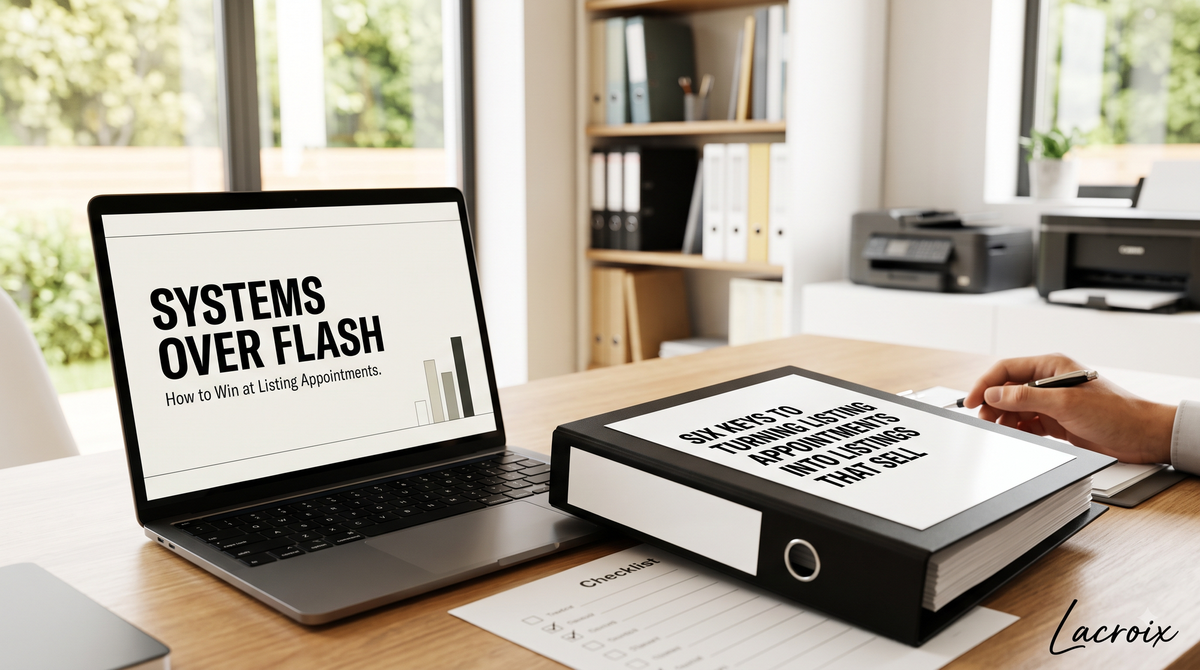 Systems Over Flash — Six Keys to Turning Listing Appointments into Listings