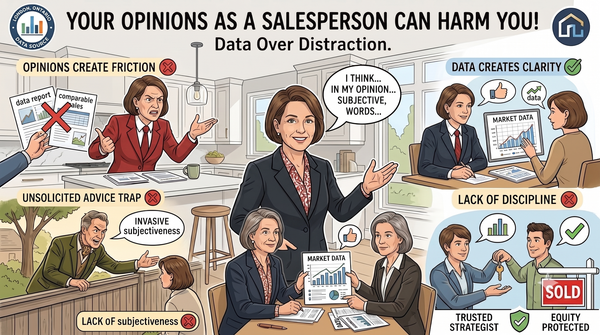 Your Opinions as a Sales Person Can Harm You!