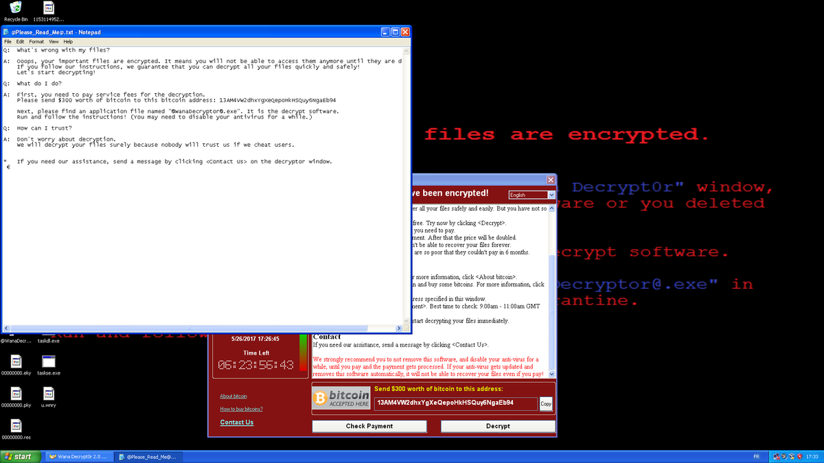 WannaCry Ransomware Impacts Over 100 Countries + Decryption Tool
