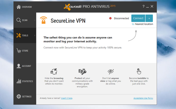 Avast SecureLine VPN Review