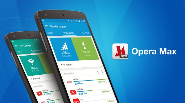 Opera Max saves data when streaming Youtube and Netflix