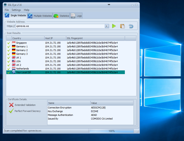 SSL Eye : How to know if you are the victim of a Man In The Middle attack