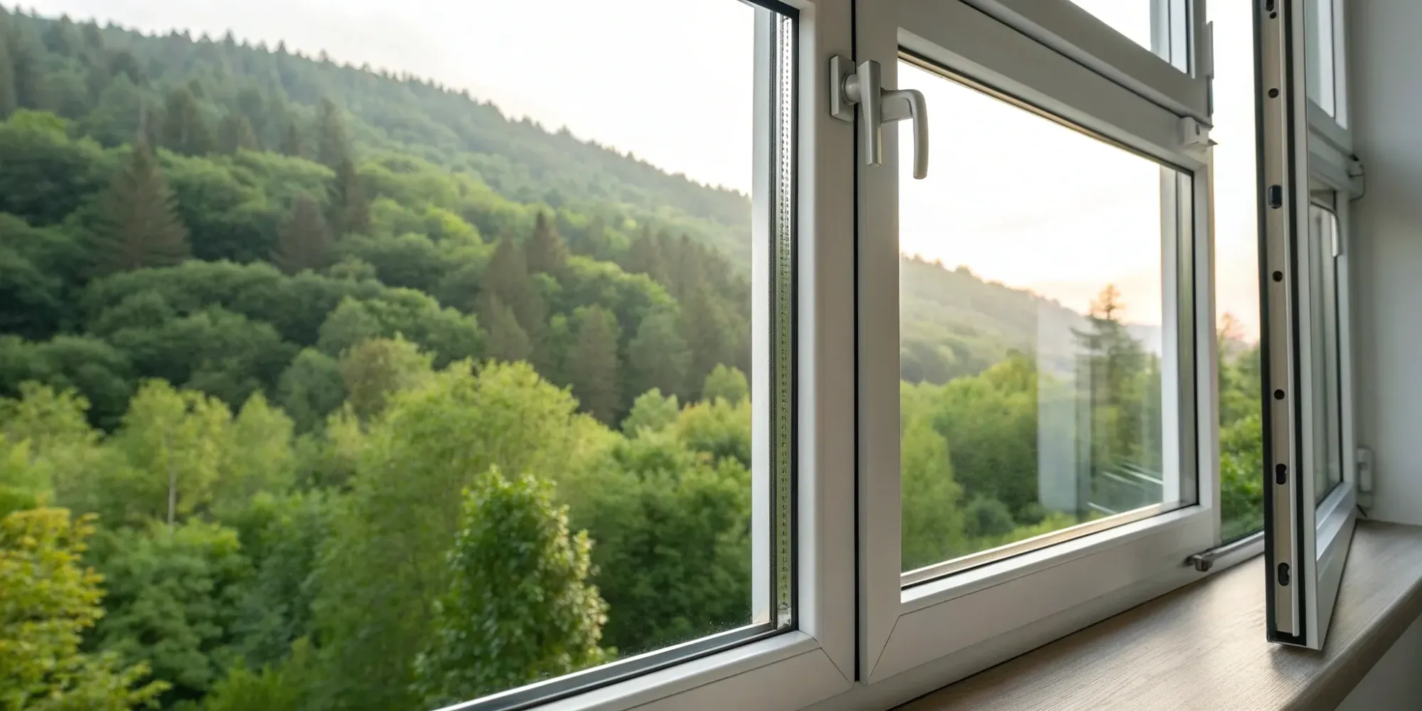 Fire-rated residential window ensuring safety and modern design.