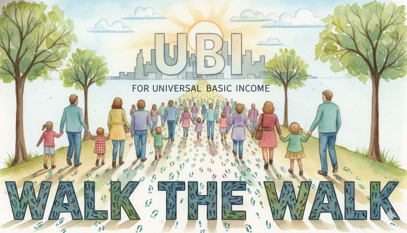 It's Time to Walk the Walk for Universal Basic Income (UBI)
