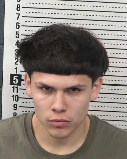 Booking photo of Michael Vargas, 18, taken at the Doña Ana County Detention Center following his arrest in Las Cruces.