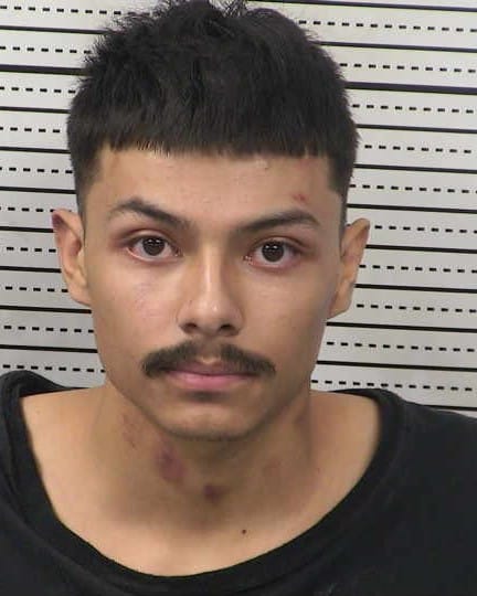 Booking photo of Daniel Sanchez Miller taken at the Doña Ana County Detention Center.