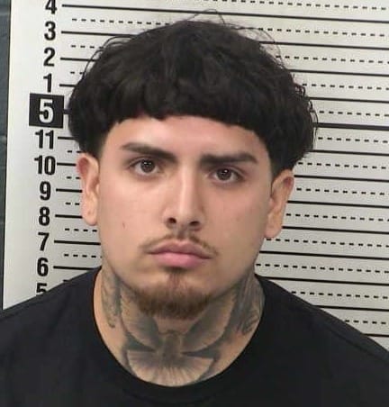 Booking photo of Gabriel Paul Bowersox taken at the Doña Ana County Detention Center.