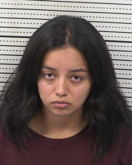 Booking photo of Jennifer Hernandez following her arrest on child abuse charges in Las Cruces.