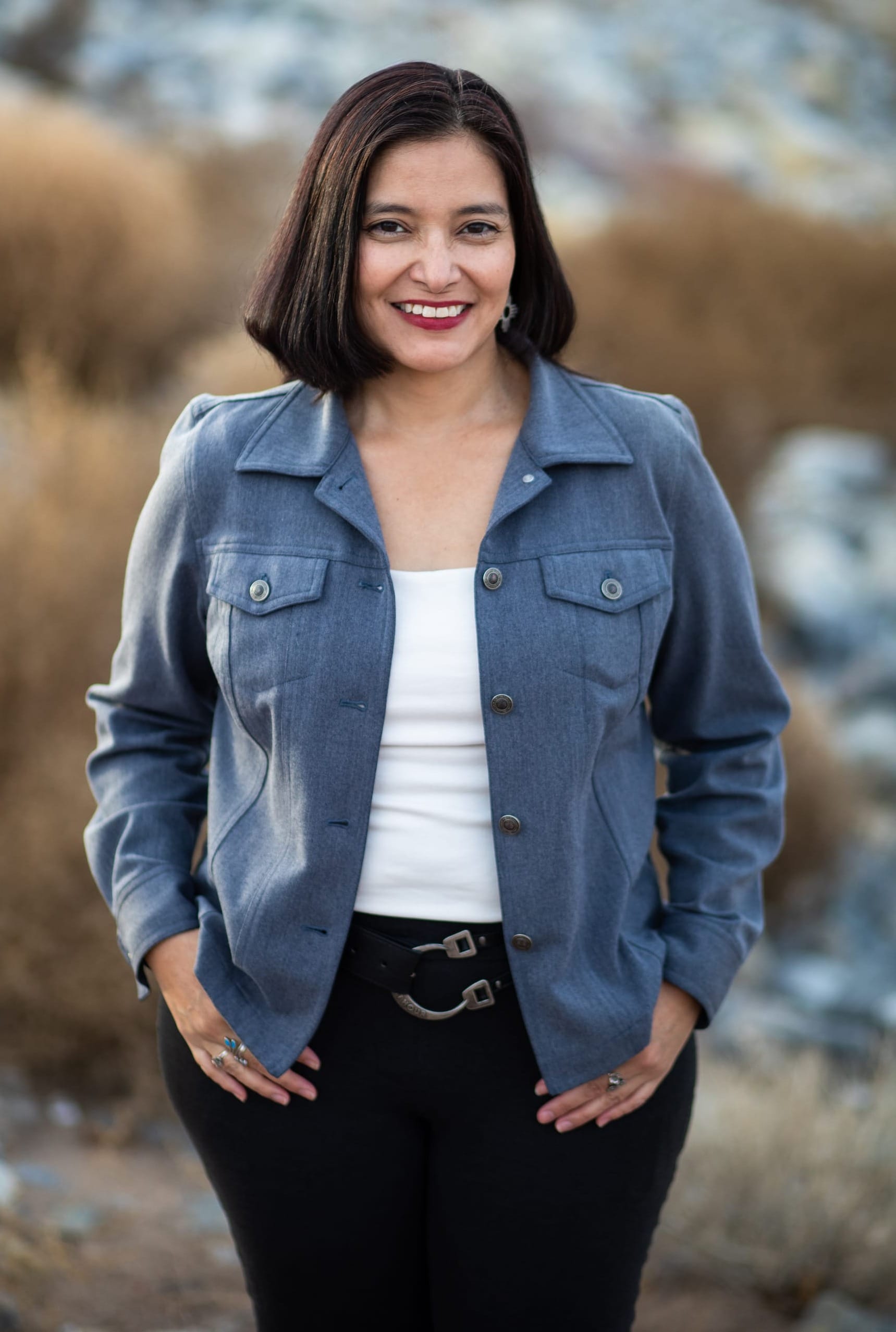 Portrait of Lori Martinez, a candidate in the Democratic primary for New Mexico House District 37.