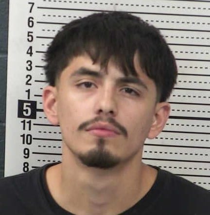 Booking photo of Noel Varela, 19, facing a felony charge of shooting at or from a motor vehicle in Las Cruces