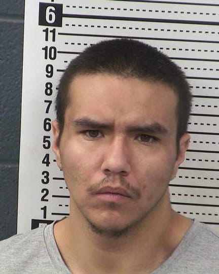 Booking photo of Ethan Escalera taken at the Doña Ana County Detention Center.