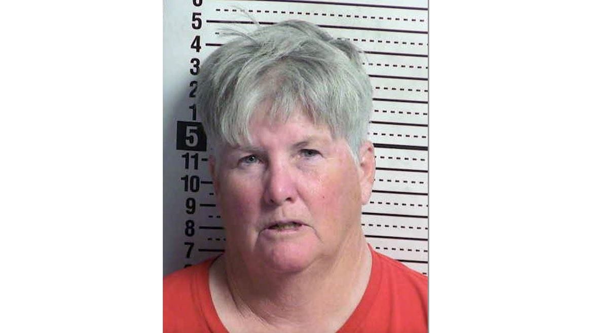 Booking photo of Robin Appleton, who is charged in connection with multiple arson incidents at NMSU