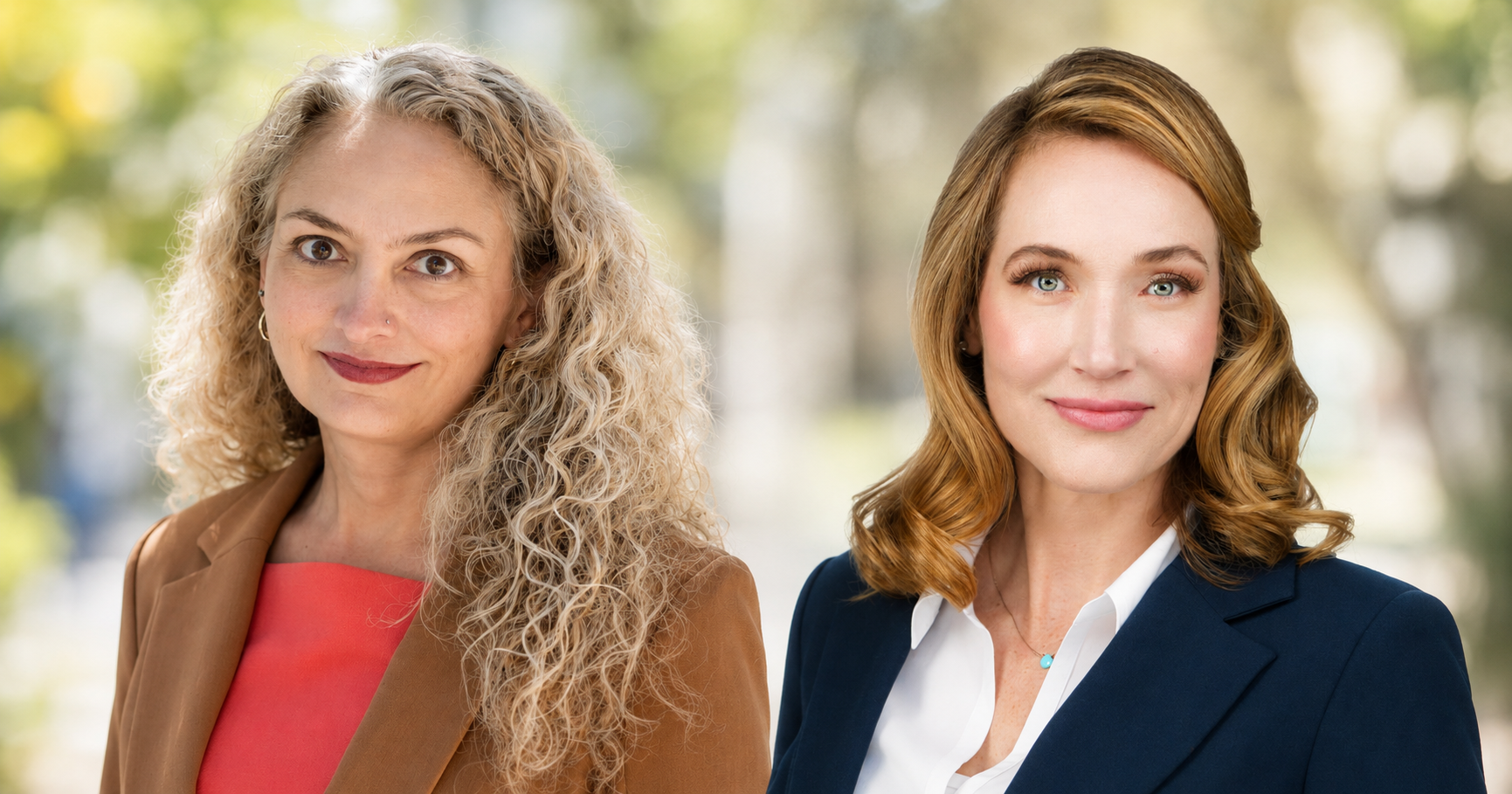 Isabel D. Jerabek and Dania R. Gardea in a two-person composite image for the Democratic primary for Third Judicial District Court, Division 4.