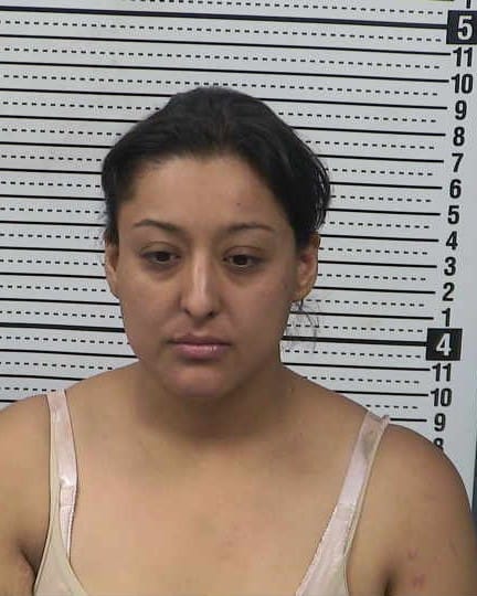 Booking photo of Sarahi Ortiz, who is charged with attempted first-degree murder in an alleged stabbing.