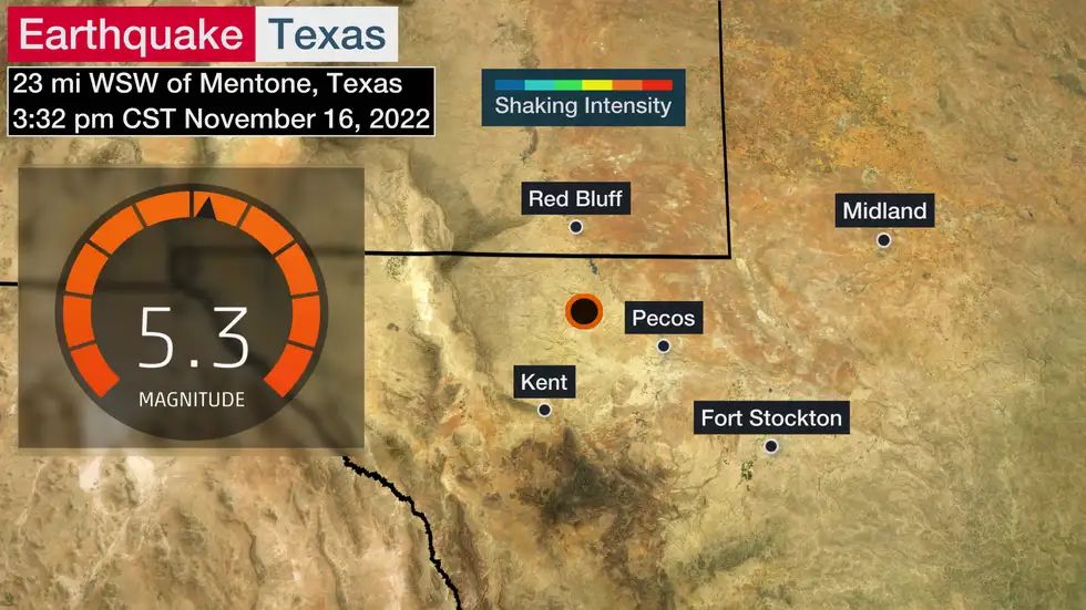 Earthquake near Texas border felt in Las Cruces, El Paso