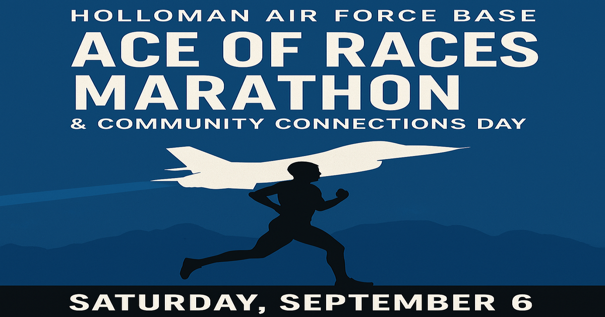Holloman to host public marathon and Community Connections Day in September