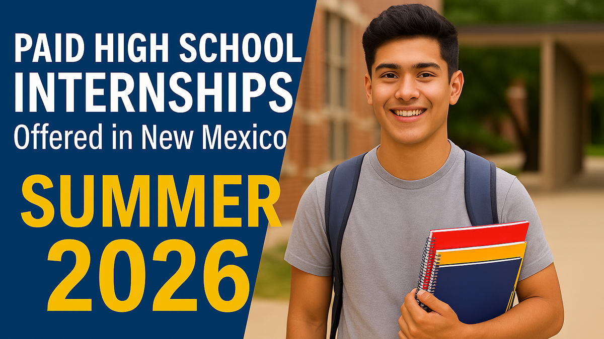 New Mexico to offer up to 3,000 paid high school internships next summer