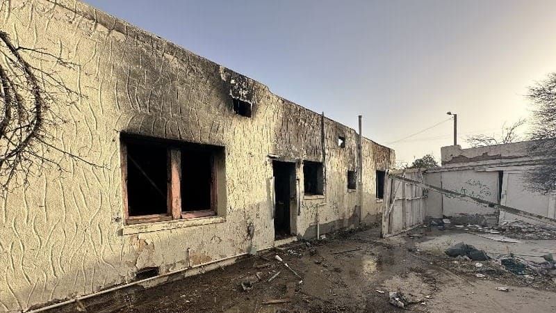 Fire damages abandoned building on North Mesquite Street, fifth incident since 2024