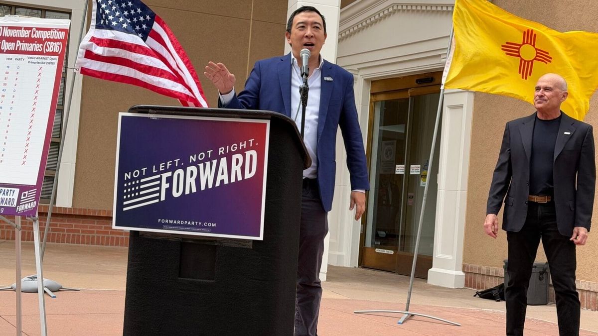 Former presidential candidate Andrew Yang launches NM Forward Party