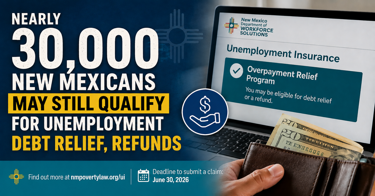 Nearly 30,000 New Mexicans may still qualify for unemployment debt relief, refunds